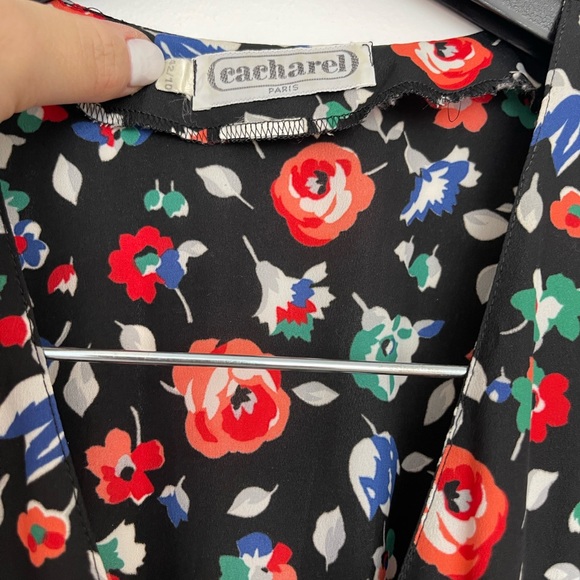 Vintage Cacharel floral dress - Picture 7 of 8